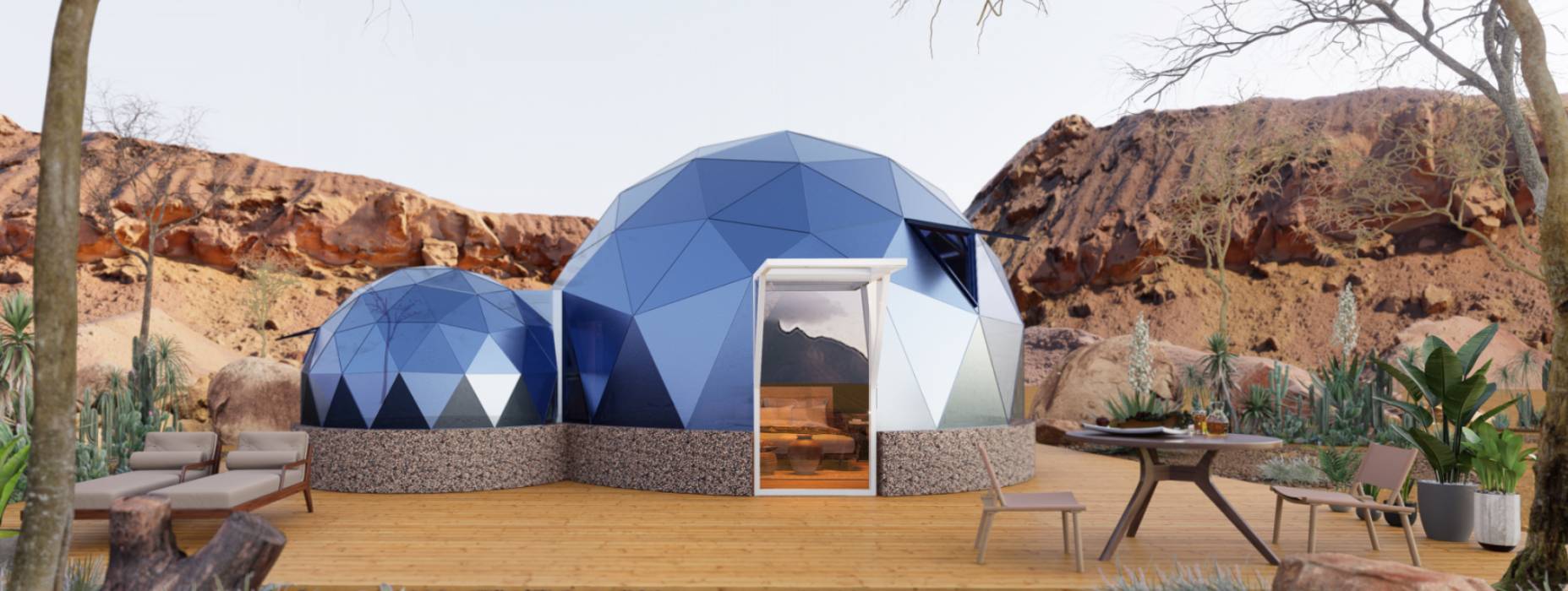 吉利区球形智能光伏玻璃星空房